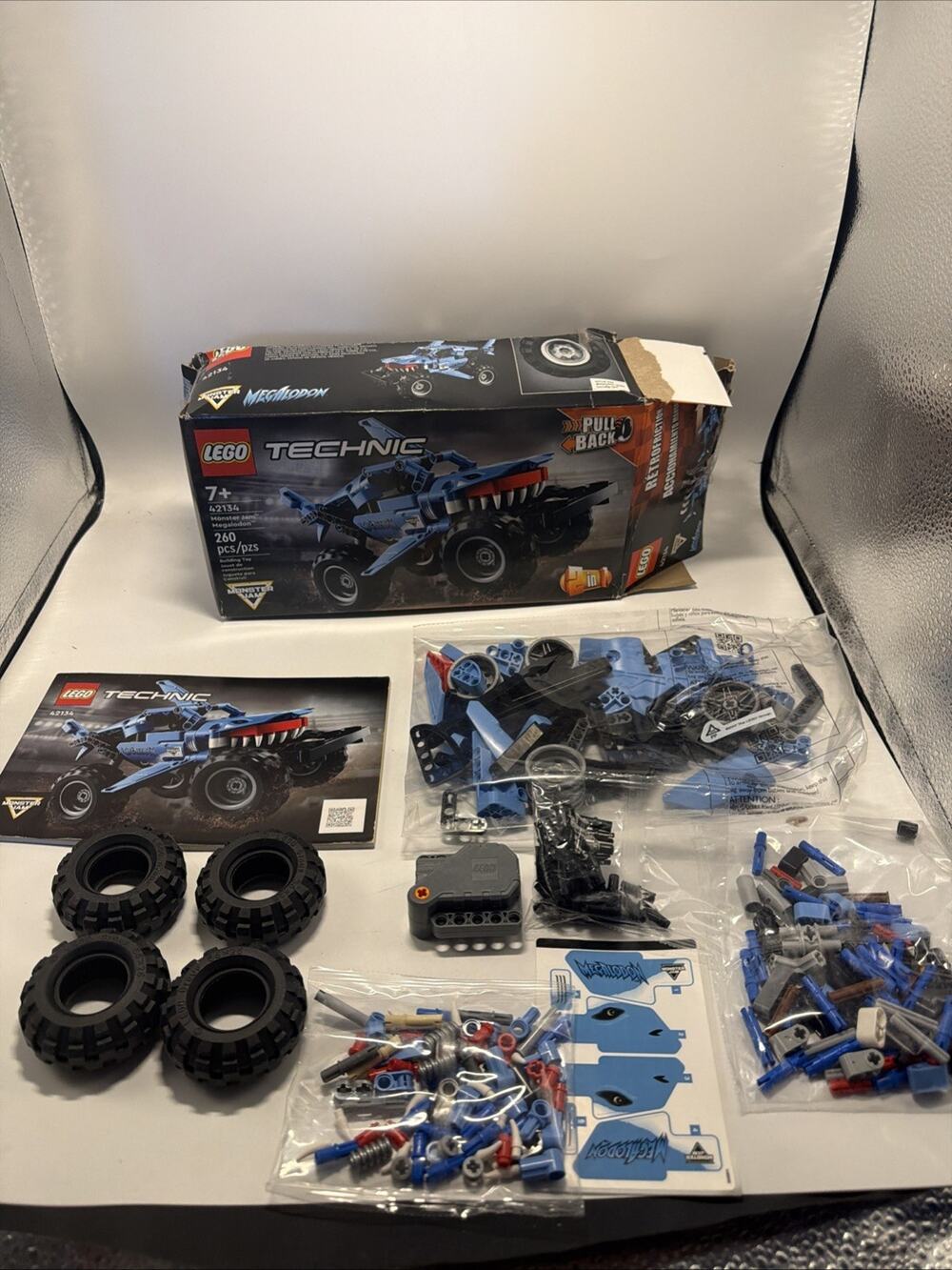 Lego Technic 42134 Monster Jam Megalodon Open Box